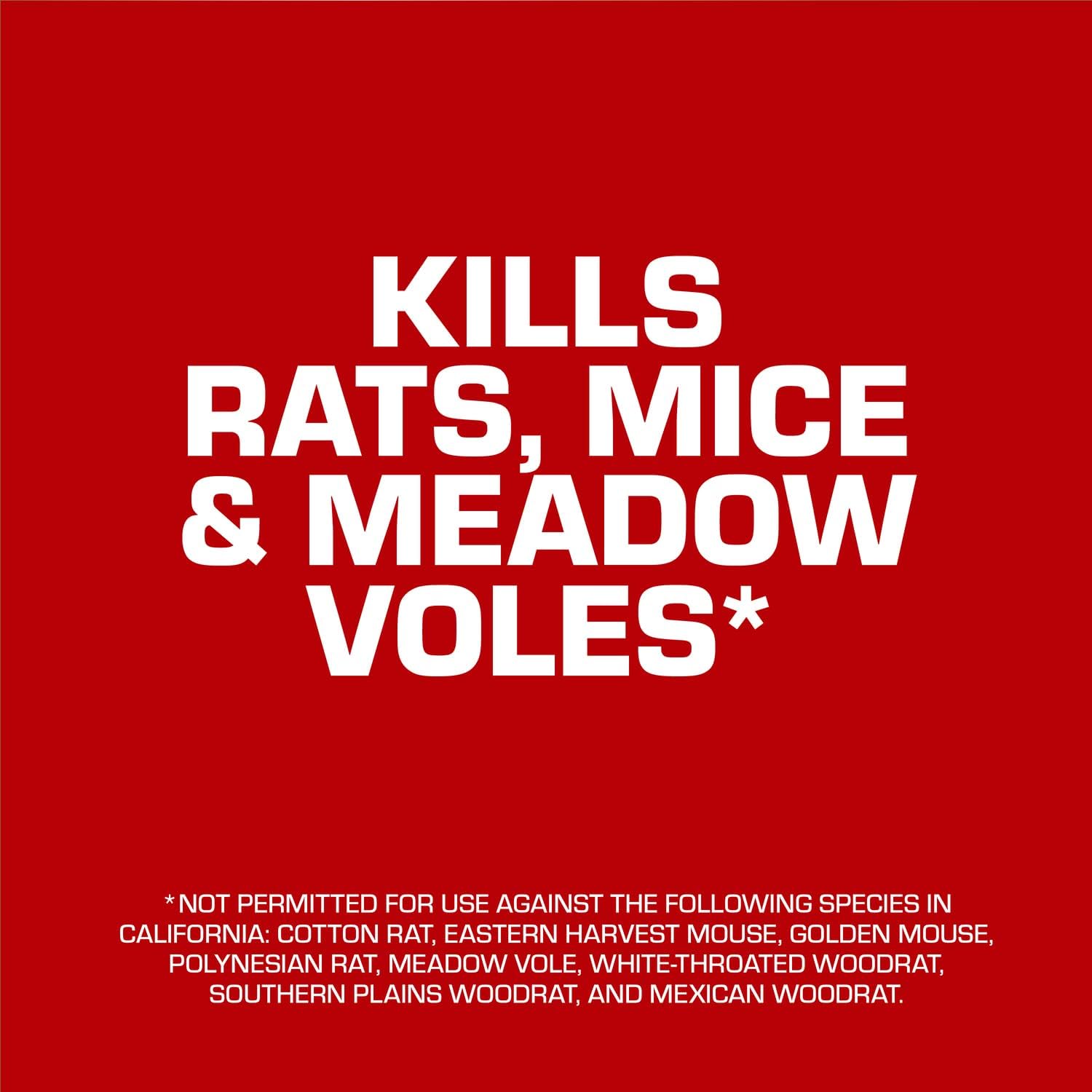 Tomcat with Bromethalin Bait Chunx Pail, Rat and Mice Control for Agricultural Use and Professional Applicators, 4 lbs. - Image 2